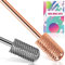 Nagelfräser Bits 2 Stück, 3/32''(2,35 mm) Sicherheit Fräser Bits, Glatte Spitze Hartmetall Bits für Acryl, Fräser für Gelnägel Aufsätze, MEDIUM Nagelfräser Aufsatz für Maniküre Pediküre (M)