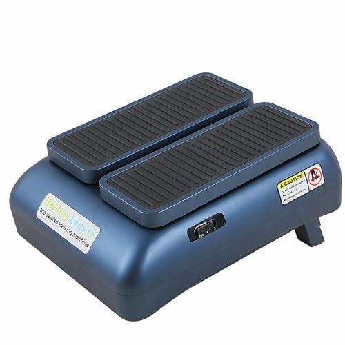 Amhuui Exerciseur De Jambes, Plaque De Pied Vibrante pour Exercices De Jambes, 2 Niveaux De Vitesses, Circulation Automatique des Pieds, Marche, Hauteur Réglable, pour Les Personnes Âgées