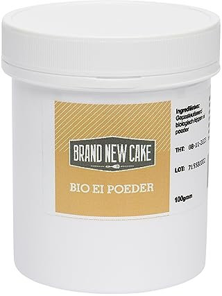 Poudre d'Oeuf Bio 100g - BrandNewCake | Ingrédient Naturel pour Pâtisserie et Cuisine