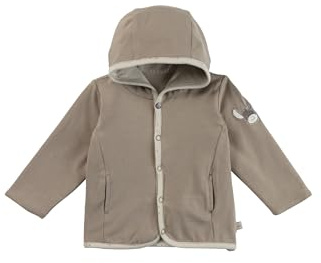 Sterntaler Babyjacke zum Wenden mit Pünktchen - mit Kapuze und Druckknöpfen - Wendeseite einfarbig mit seitlichen Eingrifftaschen - Unisex Sommerjacke für Baby und Kleinkind