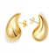 Onvavient Ohrringe Dupes, Ohrhänger Damen, Wassertropfen Ohrring Hypoallergene, Elegante Damenohrringe, Modeschmuck Schmuckstück Ohrstecker für Frauen Mädchen (Gold, 15 x 24 mm)