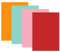 Creatorally 4 Blatt Gummi-Stempelblatt für Lasergravur, 21x14,6 cm, Gummiherstellung, Weiche Unterlage für Stempel, Tinte, 2,5 mm Dick, Handgefertigte Schnitzblöcke, Rot + Rosa + Blau + Orange