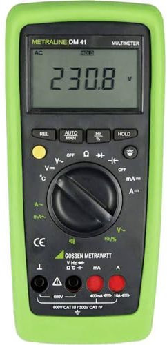 Gossen Metrawatt METRALINE DM 41 Hand-Multimeter kalibriert (ISO) digital CAT III 600 V, CAT IV 300V