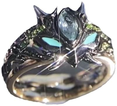 acsewater Genshin Impact Gleiche Peripherie Xiao Ring Cosplay Ringe Requisiten Schmuck Anime Ringe