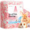 BUCATSTATE Hamster Bedding 20L, 99% Dust-Free and Odor Control Guinea Pig Bedding, Natural Paper Rabbit Bedding for Cages Rat Syrian Dwarf Hamster Hedgehog (Pink)
