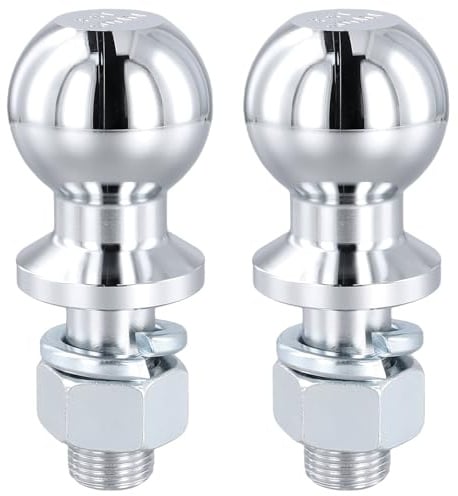 CHUENHEI Anhängerkupplungskugel 50mm 3,5T Kugelkopf Ackerschiene, Anhängerkupplungen, 22mm Kugelkopfbolzen Gerade Ackerschiene, Kupplungskugel Anhängerkupplung für Traktor
