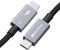 Cable Matters [Certifié Intel] Câble tressé Thunderbolt 5 80Gbps avec jusqu'à 120Gbps de bande passante et 240W de charge en noir - 1m, compatible avec Thunderbolt 4/3, USB4, et USB-C
