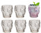 Zoha Iceberg Gläser Set | Design Iceberg Glass | Borosilikatglas | Trinkgläser Cocktail Gläser Eiskaffeegläser Matcha Gläser Wasser Tee Saft Kaffee | Spülmaschinengeeignet | 330 ml (6er Set)