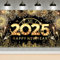 Echehi Décoration Nouvel An 2025 XXL, 71 x 44 Inch Bannière Nouvel An 2025, Bannière 2025 HAPPY NEW YEAR , Decoration Bonne Annee 2025