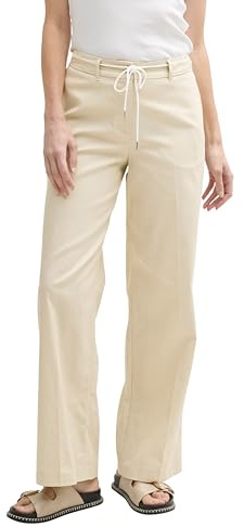 Tom Tailor Damen TTLEA Wide Leg Hose mit Kordelzug