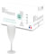 LPF LE PETIT FOURNISSEUR - Lot de 50 Flûtes à champagne réutilisables 12cl (15cl max) - Polypropylène plastique alimentaire - Verre à champagne durable - Compatible lave-vaisselle - Couleur givrée