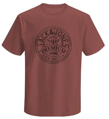 JACK & JONES Herren Shirt Kurzarmshirt Rundhalsshirt T-Shirt Crew Neck