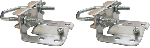 PremiumX Mastfuß 20-60mm für Antennenmast Sat Mast Mastfußschelle Mastfuss mit Zahnschelle Halterung für Satelliten-Schüssel (Packung mit 2)