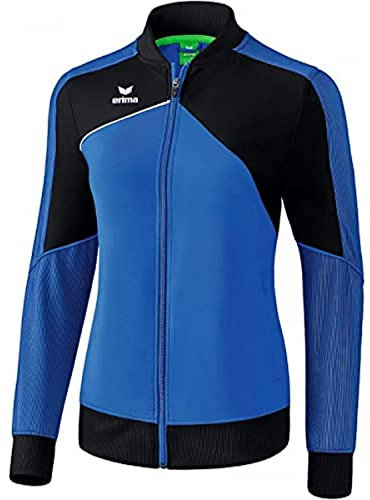 ERIMA Damen Jacke Premium One 2.0 Präsentationsjacke, new royal/schwarz/weiß, 34, 1011809