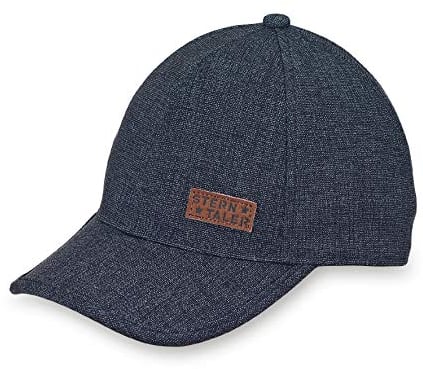 Sterntaler Basecap Jeans - Jungen Baseball Cap mit Metallschließe zur Größenregulierung - Sommer Basecap in Denim Optik - sportive Baby und Kinder Schirmkappe, UV-Schutz 50+, marine, Größe 51