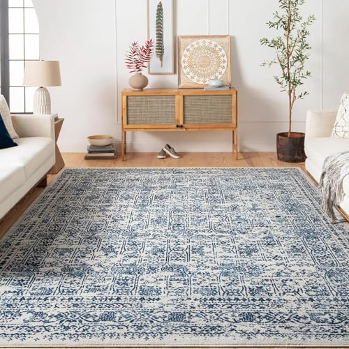 Artistic Weavers Klaudia Rankgitterteppich, modern, 1,52 m x 2,12 m, Denim