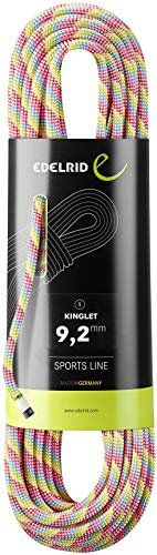 EDELRID Kletterseil Kinglet 9,2mm (Einfachseil), Größe:60 Meter, Farbe:Snow