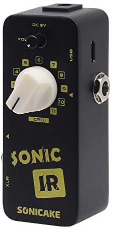 SONICAKE IR Pedal Speaker Cabinet Simulator Impulse Response Loader Guitar Bass Effects Pedal Sonic IR