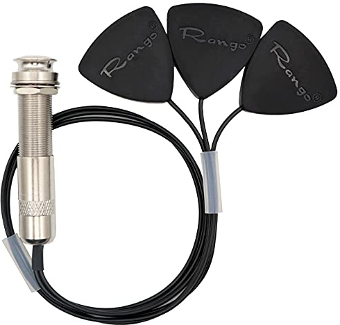Acoustic Guitar Pickup Contact Microphone Piezo Transducer Cello Banjo Ukulele Mandolin Guitar Microphone Pickup (3-head contact pickup)