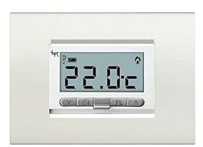 Maxxistore® - BPT TA 350 termostato digitale incasso bianco + Placca