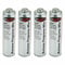 GoSystem Garden Weed Wand Gas Weed Killer Burner Blaster Burning Torch and Gas Canisters Refill for Camping Stove Blowtorch BBQ (4 x Go Can 350g Only)