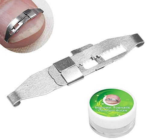Yosoo Health Gear Ingrown Toenail Corrector, Stainless Steel, Paronychia Treatment Tool, Patch, Nail-Treatment Product