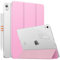 MoKo for iPad Air 11 Inch Case 7th/6th Generation M3/M2 2025/2024, iPad Air 5th/4th Gen 10.9 2022/2020, Translucent Frosted Soft TPU Back Cover, Slim Protective Cover, Auto Wake/Sleep, Flowers Pink