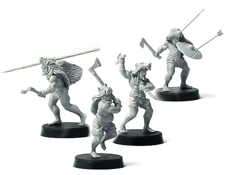 Brother Vinni Berserkers (ulfhednars), 28mm Resin Miniatures