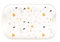 Serviertablett, modernes Zuhause, dekoratives Tablett, Elegantes rechteckiges Keramik-Couchtisch-Tablett for Wohnzimmer, Waschtisch, Badezimmer, Serviertabletts for Essen