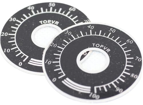 HAYCHE 100 Teile/LOS 0-100 WTH118 Potentiometer knopf Skala digital Skala kann ausgestattet Werden mit WX112 TOPVR