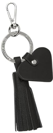 Marc O'Polo Leder Schlüsselanhänger Funy Key Ring Black schwarz