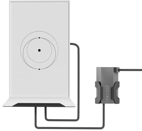 Durable Metal Router Mount for Starlink Mesh Router V2 Wall Mount with Ethernet Adapter Wall Bracket - Protection Brackets Holder for Starlink V2 Mesh Router Wall Mount with Cable Management