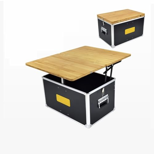 XRRJFYH Camping Box 55L Fassungsvermögen Camping Küche Faltbar Campingtisch Campingmöbel für Picknick, Strand, Camping, Reisen