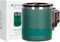 Elemental Recess Lowball Tumbler - 300ml Triple Wall Stainless Steel Cup with Non-Shattered Tritan Lid - Insulated Whiskey Glass - Forest Green