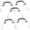 Abaodam 5pcs Miniature Knob Alloy Dollhouse Handles for Scale Mini Furniture Accessories for Dollhouse Decoration and Play Accessories