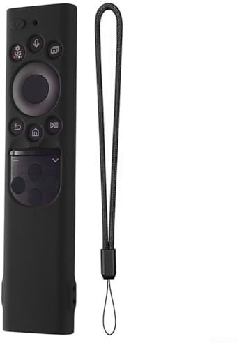 Custodia ergonomica in silicone per telecomando Samsung Solar BN59 BN68 2022 antiurto e comoda impugnatura (bianco)