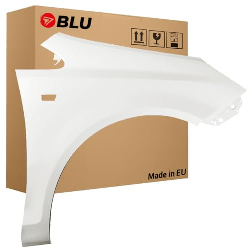 BLU Kotflügel Passend für Opel Corsa D Z474 Rechts Weiss | 2006-2014 | Vorderseite Vorne | Lackiert | Einbaufertig