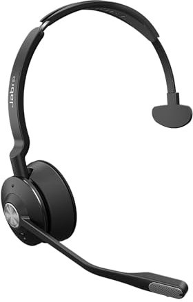 Jabra Engage SE Mono UC Ersatzheadset – Kabelloses DECT Headset, Mono, Geräuschunterdrückung, USB-C, 150m Reichweite, 13h Gesprächszeit