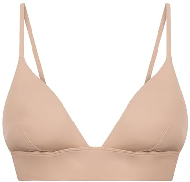 HUNKEMÖLLER Triangel Bralette Smooth - Rugby tan - M