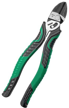 Pinza tagliafili eccentrica, 21,5 cm, in acciaio ad alta resistenza, per elettricisti e riparazioni domestiche