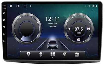 LZHIF Android 15 9 Pollici Touch Screen Radio per Alfa Romeo Mito 955 2008,Lettore Video,Navigazione GPS,Supporto Mirroring dello Schermo,Controllo del Volante Bluetooth,8-Core 4G+WiFi 2G+32G