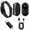 BOSREROY Adjustable Collar Camera for Cats & Dogs, Mini Action Camera with 360° Mount, USB Cable & OTG Adapter for Indoor/Outdoor Use
