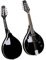 Juego De Guitarra De Ocho Cuerdas Y Mandolina Eléctrica Instrumento Musical Para Adultos Y Principiantes Instrumento Mandolina(Black 2)