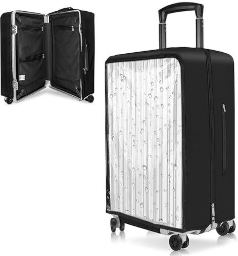 Yotako 50,8 61 71,1 76,2 cm Kofferabdeckungs-Schutz Klares PVC-Gepäck-Abdeckung für Koffer, 30inch