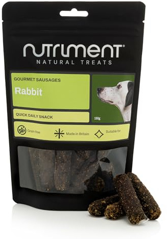 Natural Treats Gourmet Sausages Rabbit (150g) Highly Digestible Dog Treats
