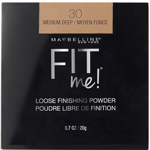 Maybelline New York Fit Me Loose Finishing Powder, Medium Deep, 0.7 Ounce