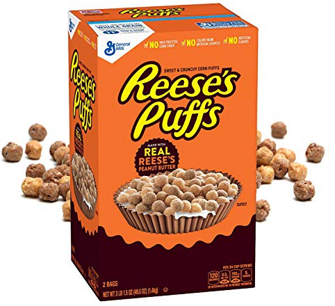 REESES PUFFS® General Mills - Cereal (1,40 kg Karton)