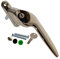 Champagne Gold Right-Hand Yale UPVC Window Handle Cranked Double Glazing Universal Key Locking - 40mm