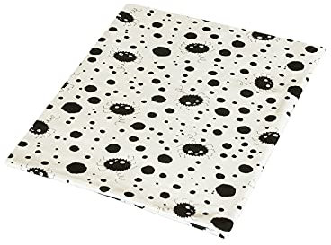 1buy3 Jersey Stoff Gemustert zum nähen | 92% Baumwolle, 8% Elasthan | Kinderstoff | Baumwolljersey | Muster: Spinne | 50cm x 160cm | Grundpreis je m² = €9,99