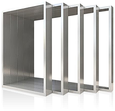 Montixx® 2er Set (1 Paar) Tischkufen& Tischbeine Tischuntergestell Möbelfüße aus Edelstahl B60 cm x H72 cm